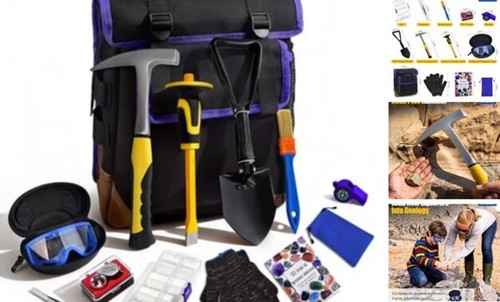 14pcs geology rock hounding - 14pcs,