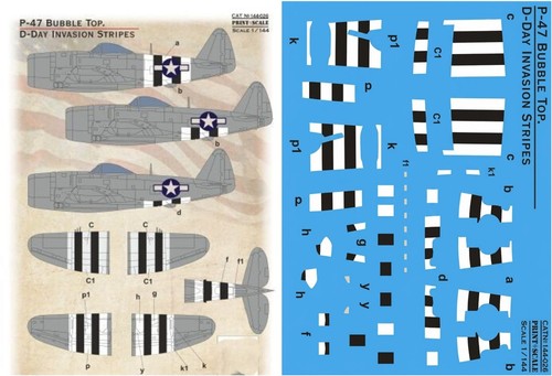 Print scale 144 - 1/144, p-47d