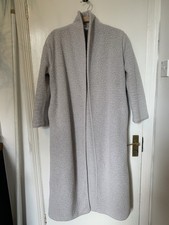 The White company ladies Pale Grey Dressing Gown size xs