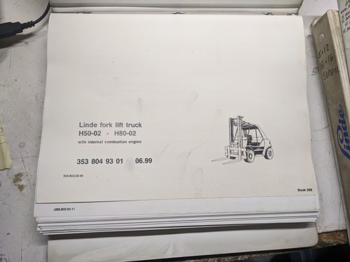 Linde fork lift truck h50 - truck, 60