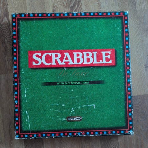 Scrabble deluxe 1988 - scrabble,