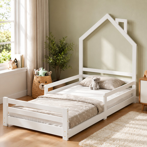 Kids bed frame - bed, house
