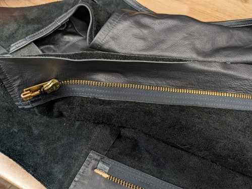 Leather chaps very - ha,