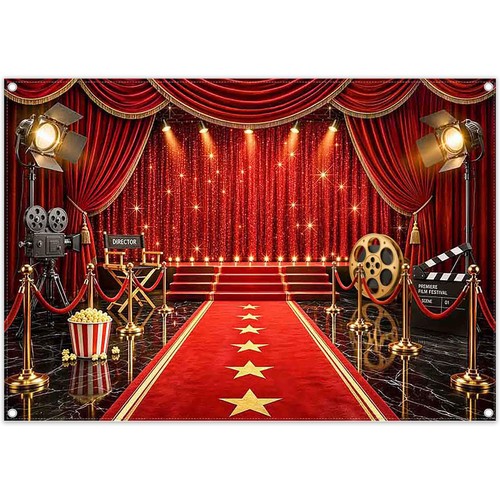 Luminora 7x5ft red carpet star - luminora,