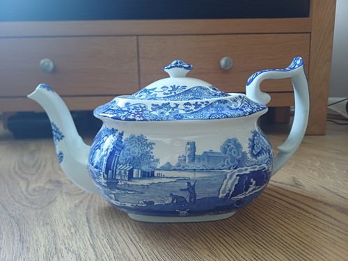 Vintage spode blue italian - vintage,