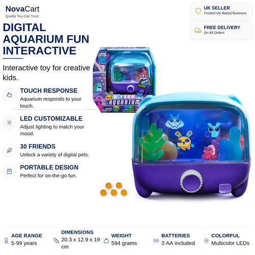 Interactive fish tank toy - interactive,