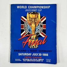 England v West Germany 1966 World Cup Final Football Programme NO WRITING
