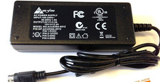 GENUINE ORIGINAL SUNFONE AC POWER SUPPLY ACU038A-0512 5V 12V 2.2A 4 PIN DIN