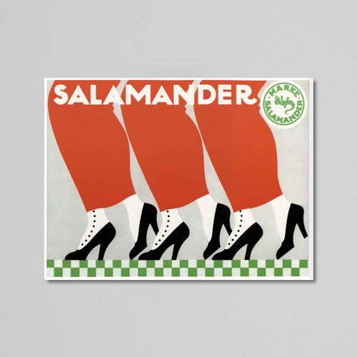 Vintage fashion poster - poster, marke
