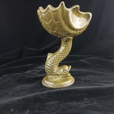 Ceramic Green Koi Fish Vase