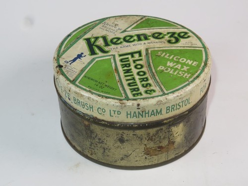 Vintage tin kleen wax - vintage,
