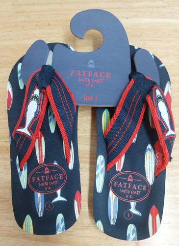 Fatface boys shark design - shark, flip