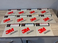 11 x 3M Diskettes 5 1/4 Inch DS DD Floppy Disk's Used Vintage Retro Computing