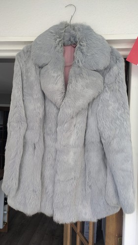 Coney fur ladies coat - -, size