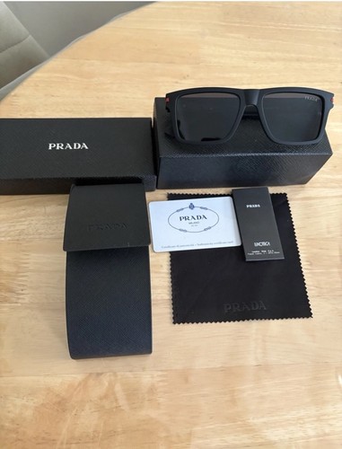 Men sunglasses black prada - men's,