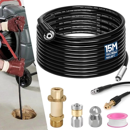 15m drain cleaning - 15m, hose