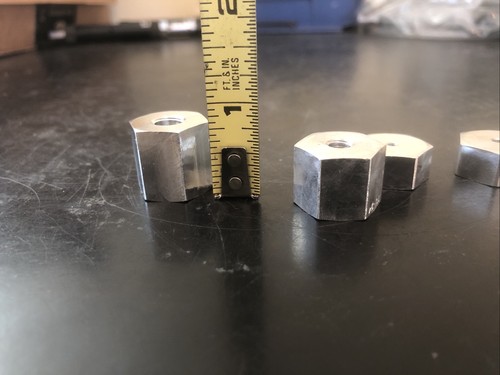 Scrap aluminum hex nut unsold - scrap,