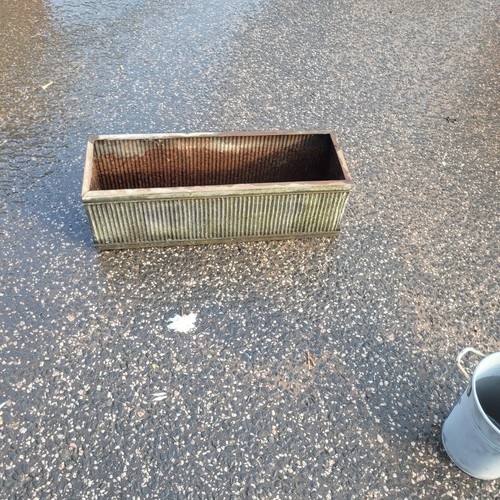 Vintage galvanised metal - vintage,