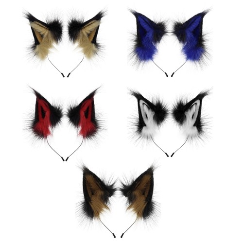 Handmade faux furs cats wolf - faux,