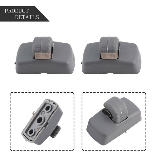 Gray color front sun visor - color,