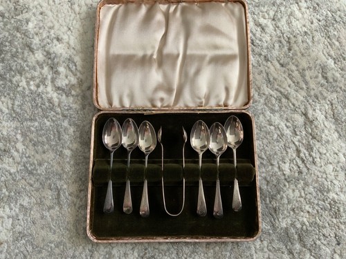 Silver plated spoons sugar - plated,