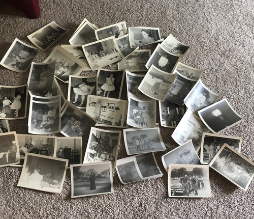 Vtg old family - family, white