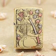 Zippo armor 168 copper lighter - zippo,