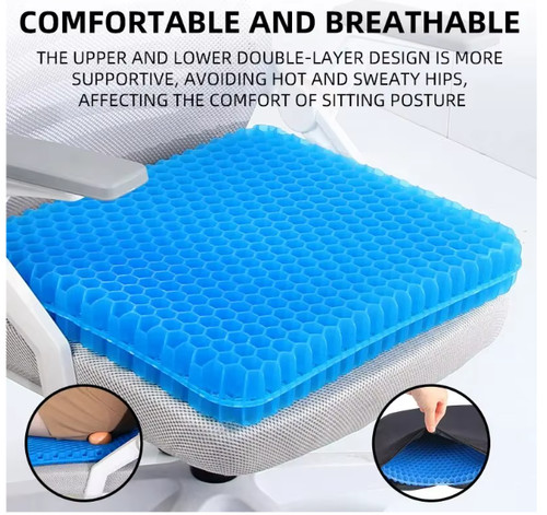 Honeycomb breathable gel seat - gel,