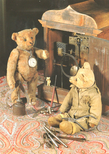 Teddy bear postcards - 4, by