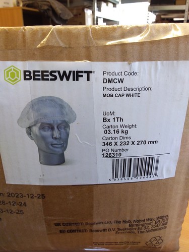 Beeswift disposable white mop - beeswift,