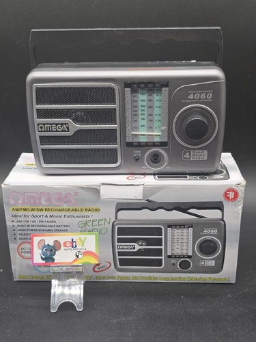 Vintage omega boxed radio 4060 - vintage,