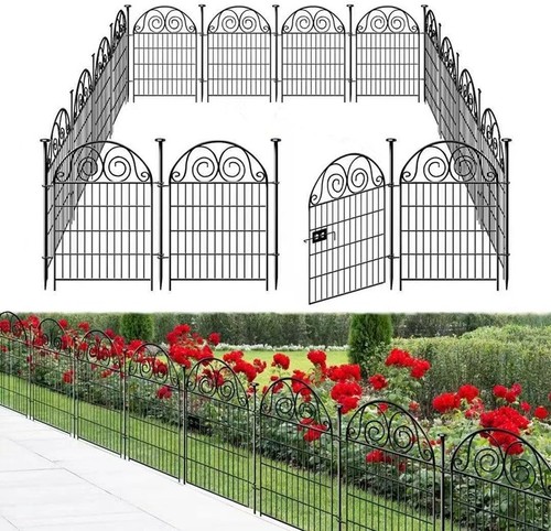 24ft 32in garden fence - garden, with