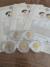 Gibraltar London Mint QEII 90th Birthday Nine Decades Proof Coin Crown