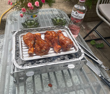 Disposable bbq table top - table,