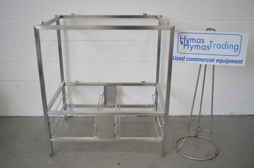 Twin deck oven stand - oven, grids