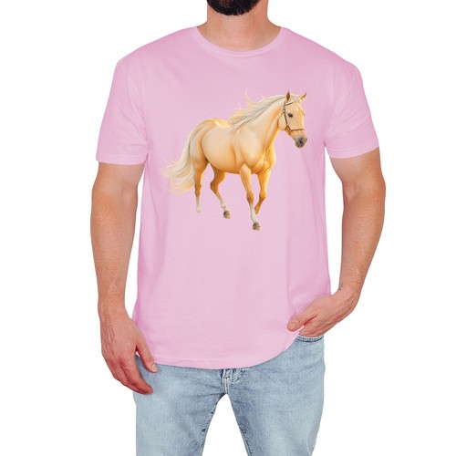 Palomino horse mens shirt - palomino, t-shirt