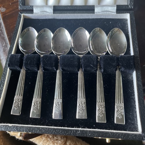 Vintage boxed set angora - set,