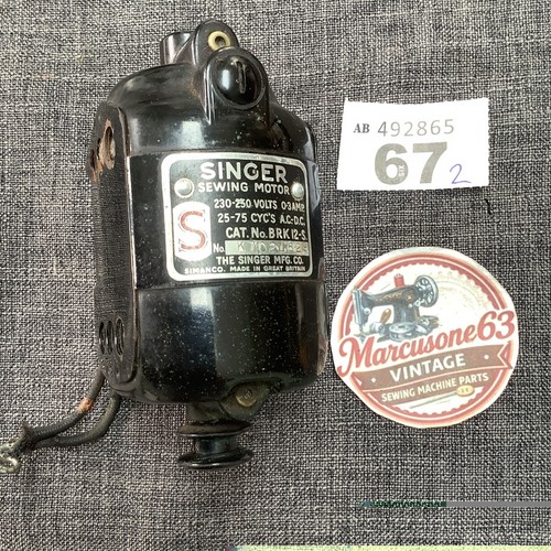 Singer 99k sewing motor brk - 99k,