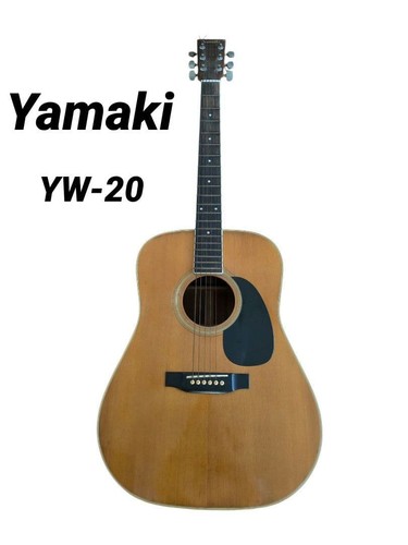 Yamaki acoustic guitar - yamaki, yw-20