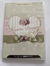 Hearts Designs-Serif Craft Artist digikit crafting CD Rom. Digikit Collection 1.