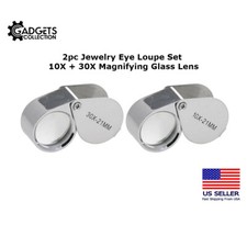 2-Pack 10X + 30X Jewelers