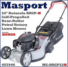 Masport RRSP-22H Honda 56cm Roller Alloy Deck Petrol Garden Lawn Mower Lawnmower