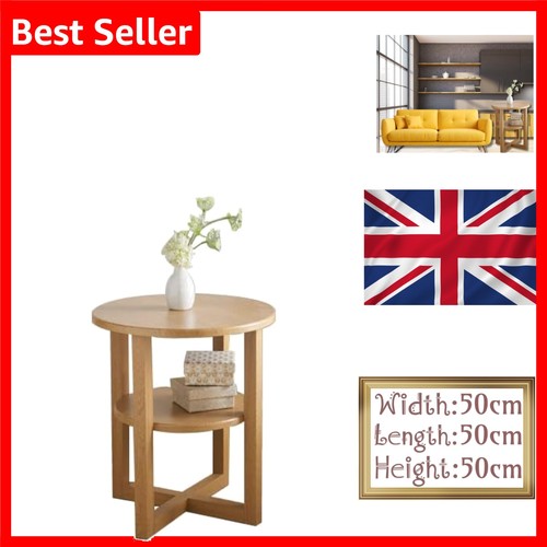 Oak side table coffee - side,