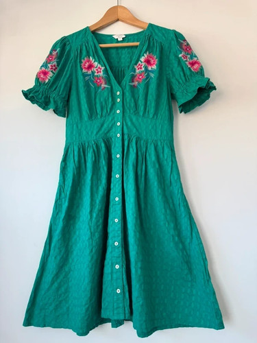 Monsoon green embroidered - monsoon,