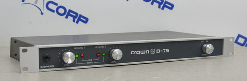Crown channel stereo - d-75,