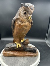 Concrete Statue Of Owl Home Or