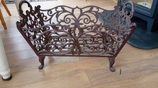 Cast Iron Log Holder Storage