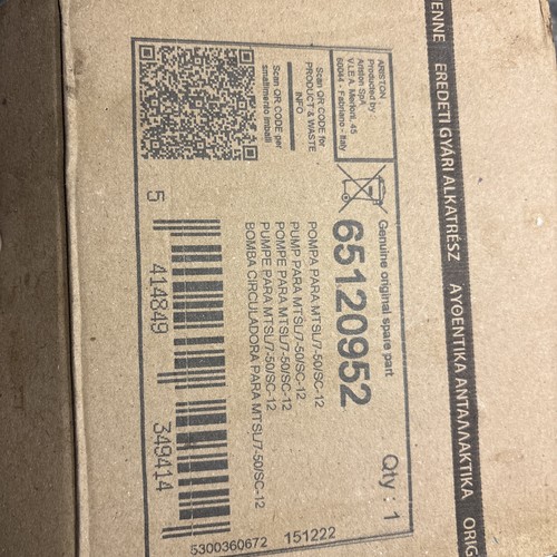 Ariston boiler pump - ariston,