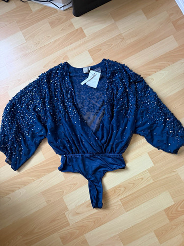 Asos tall navy - tall, beaded