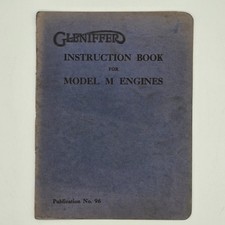 Gleniffer Model M Marine Diesel Engine Manual – 1950s Glasgow Publication No 96